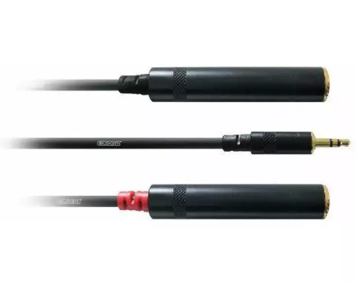 Cordial Audio-Kabel 3.5 mm Klinke - 6.3 mm Klinke 0.3 m