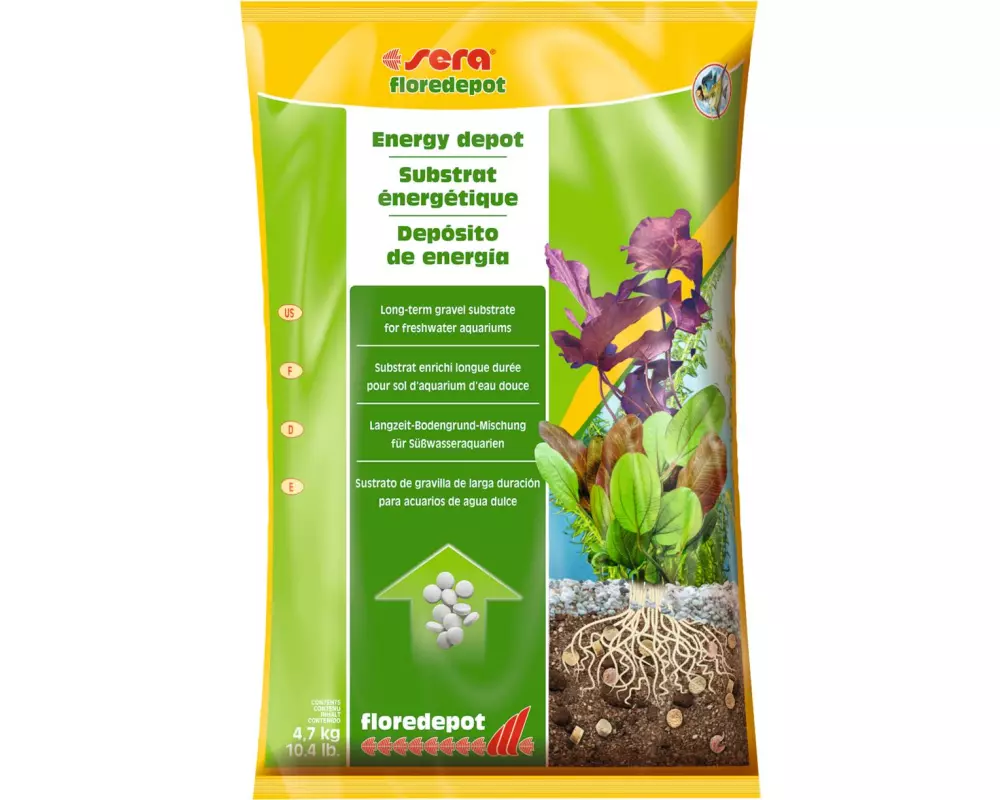 sera Bodengrund Floredepot 4.7 kg, Braun