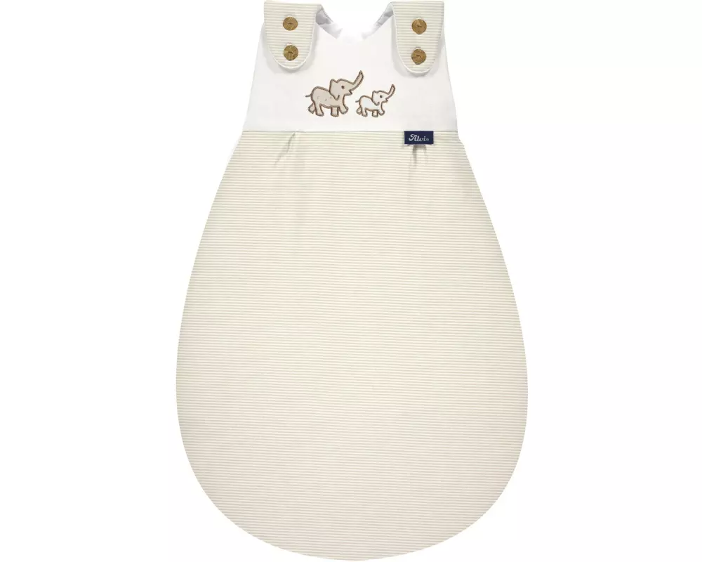 Alvi Baby-Ganzjahresschlafsack Olifant Gr. 56/62