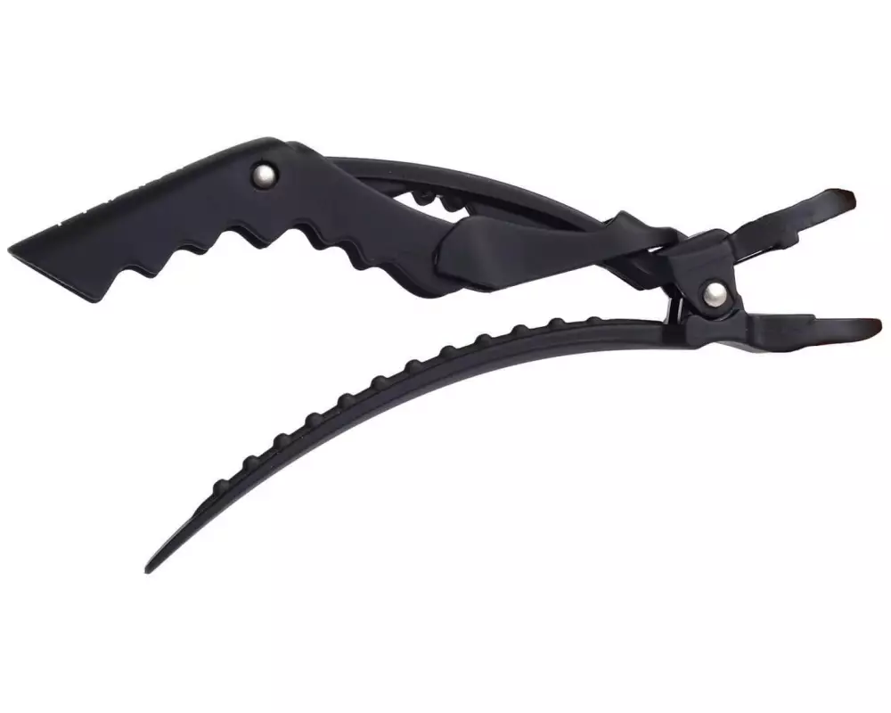 FRAMAR Gator Grips Haarklammern Kunststoff Schwarz 4 Stk.