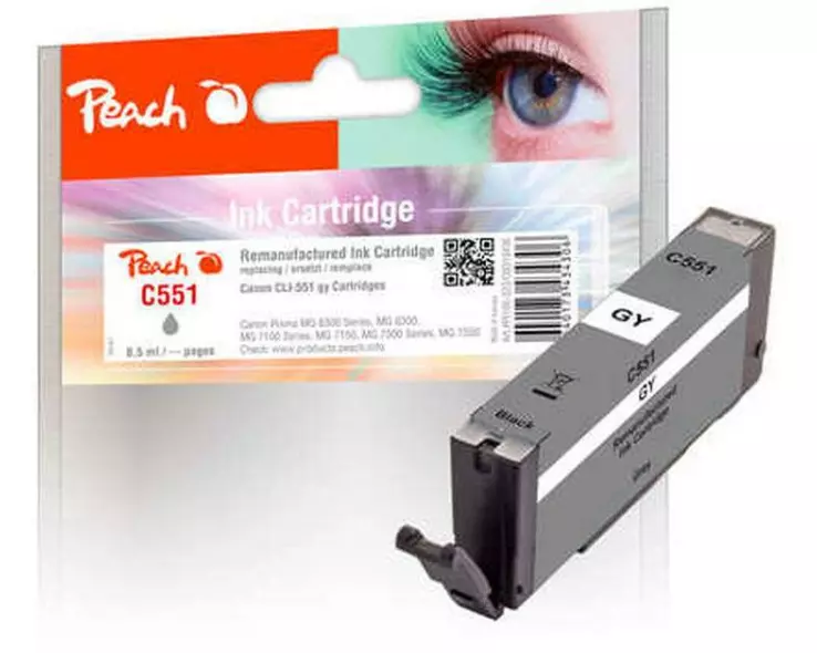 Peach Tinte Canon CLI-551GY Grey