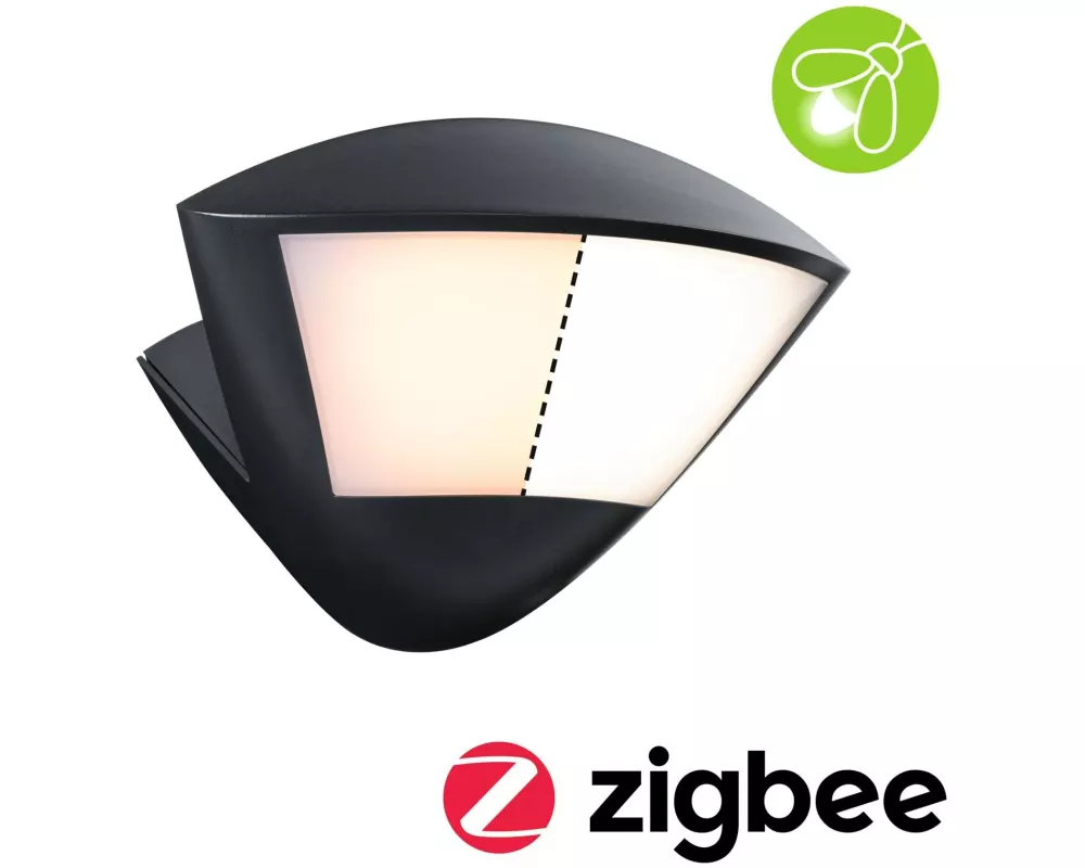 Paulmann LED Aussenwandleuchte Skyla Bewegungsmelder Anthrazit