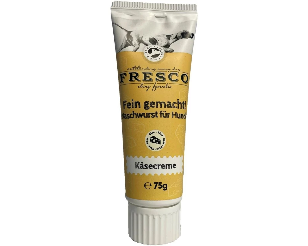 FRESCO Leckerli Naschwurst Käsecreme 75 g
