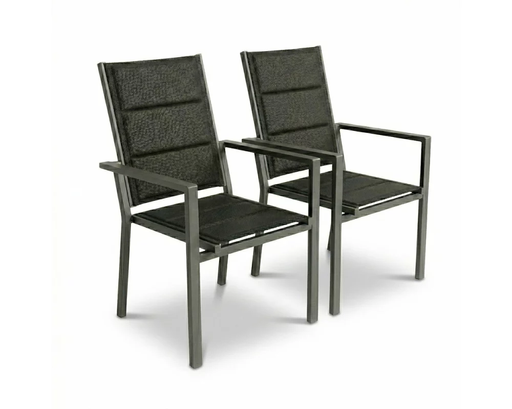 CONTINI Gartenstuhl BIONTO (2er-Set) 64.5x60x98cm