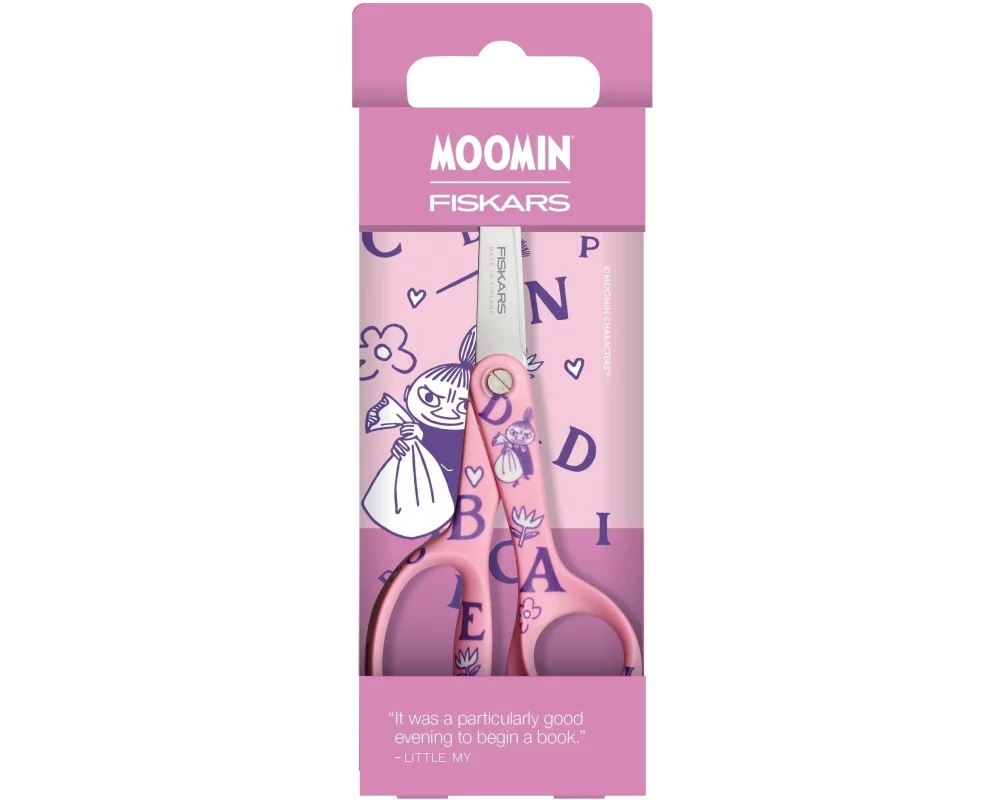 Fiskars Kinderschere Moomin ABC Little My 1 13 cm, Rosa