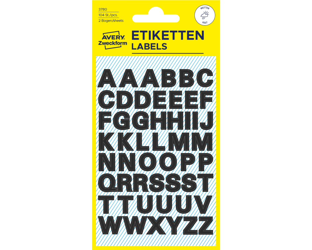 Z-DESIGN etters schwarz 3780 9.5mm, Aussenbereich 104 Stk.