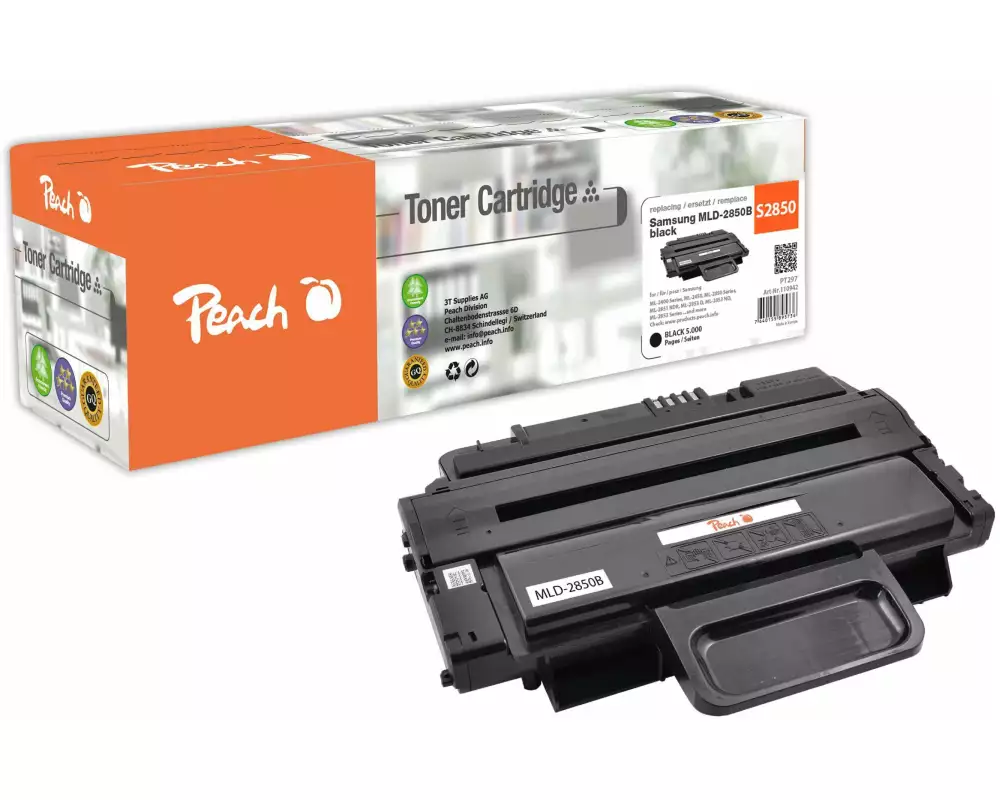 Peach Toner Samsung ML-D2850B Black