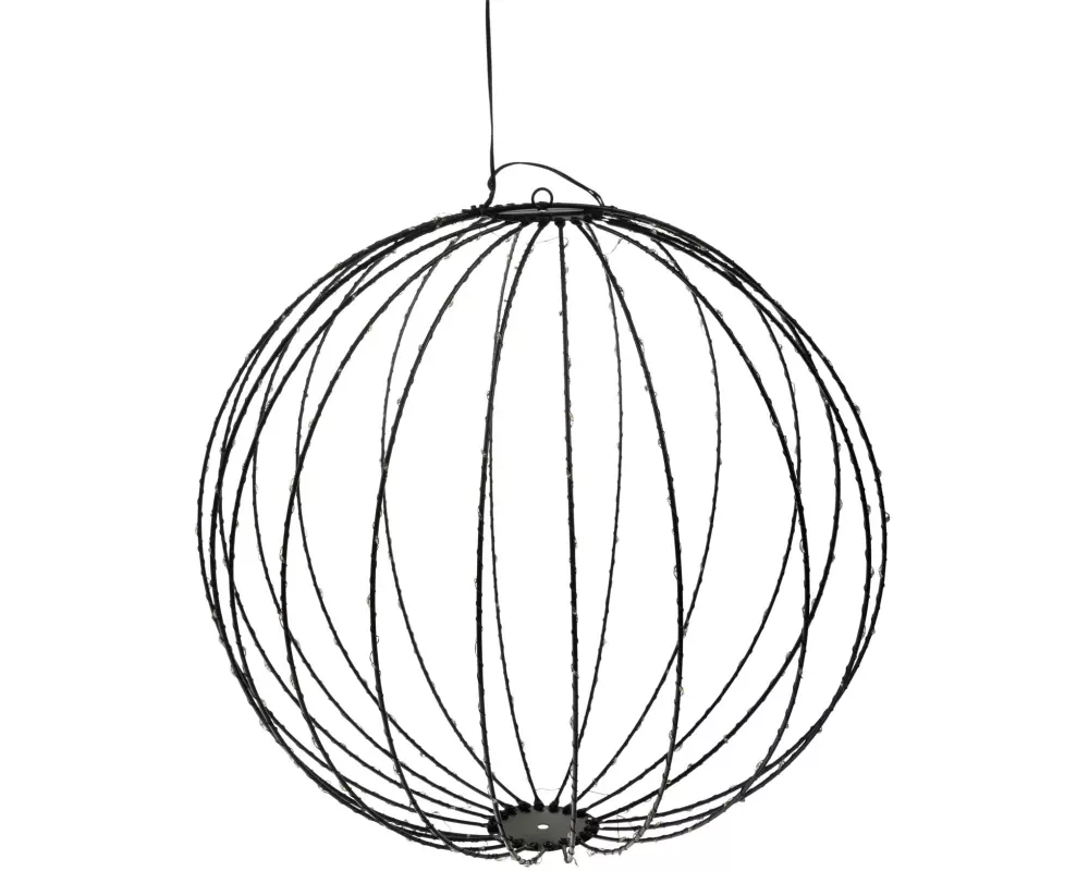 COCON LED-Kugel 3D, Draht, Ø 45 cm