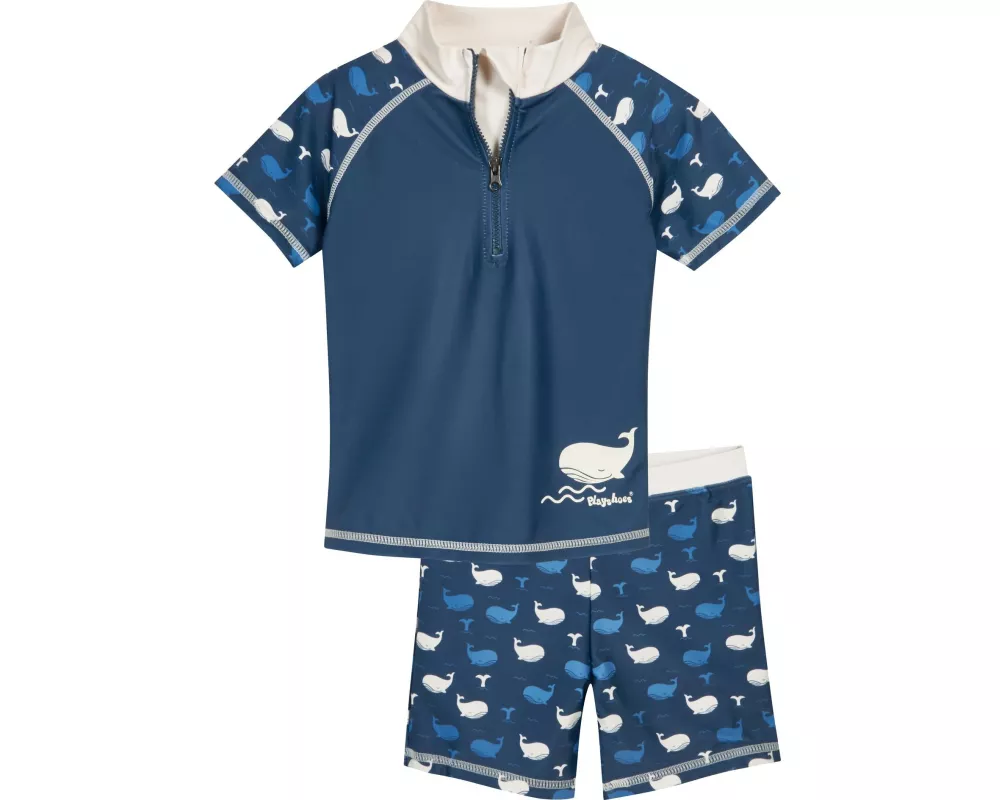 Playshoes UV-Badebekleidungsset kurzarm Wal Marine Gr. 110/116