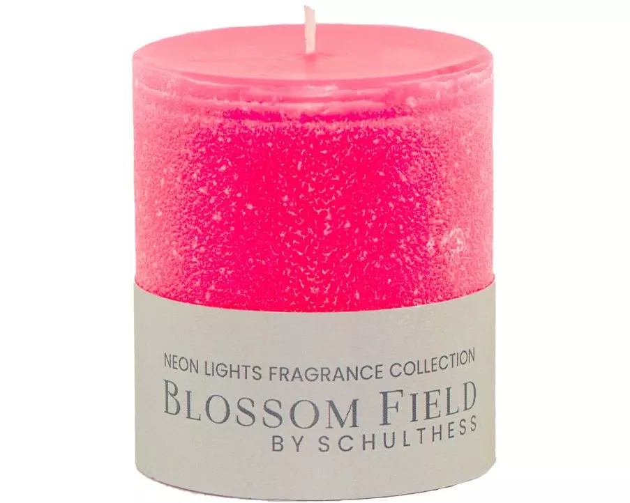 Schulthess Kerzen Duftkerze Blossom Field Neon Lights, 7 cm x 8 cm