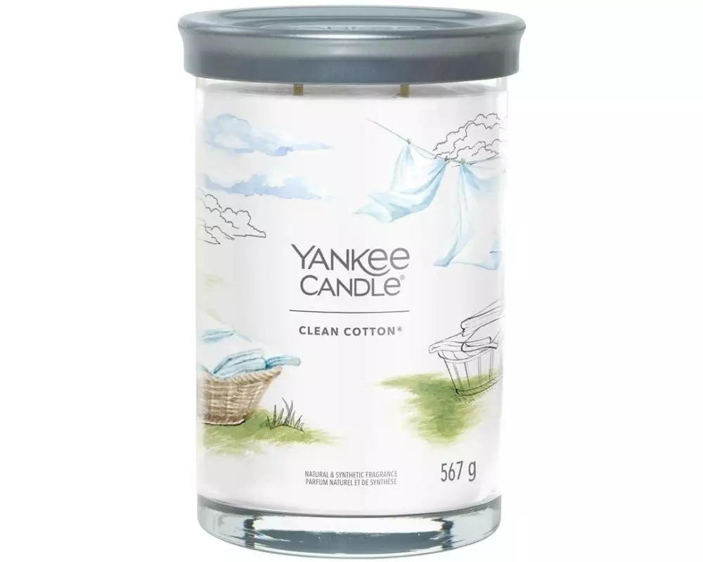 Yankee Candle Signature Duftkerze Clean Cotton Signature Large Tumbler
