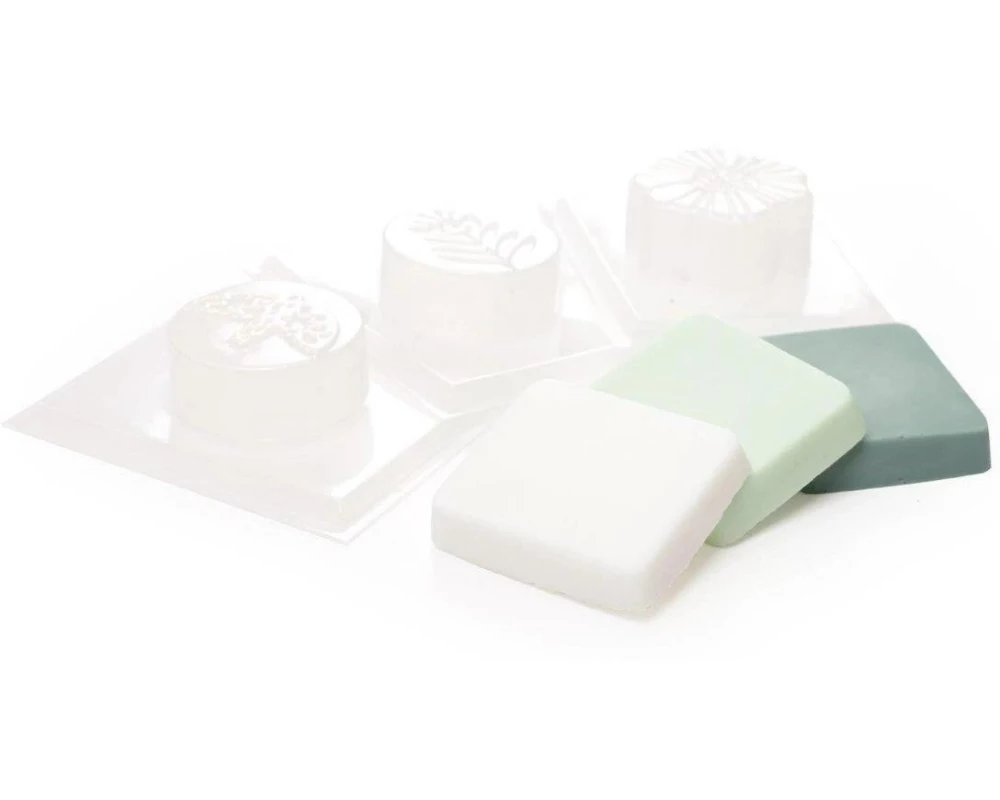 Graine Créative GSeifen DIY Kit Wellness mit 3 Seifenblöcken und 3 Formen