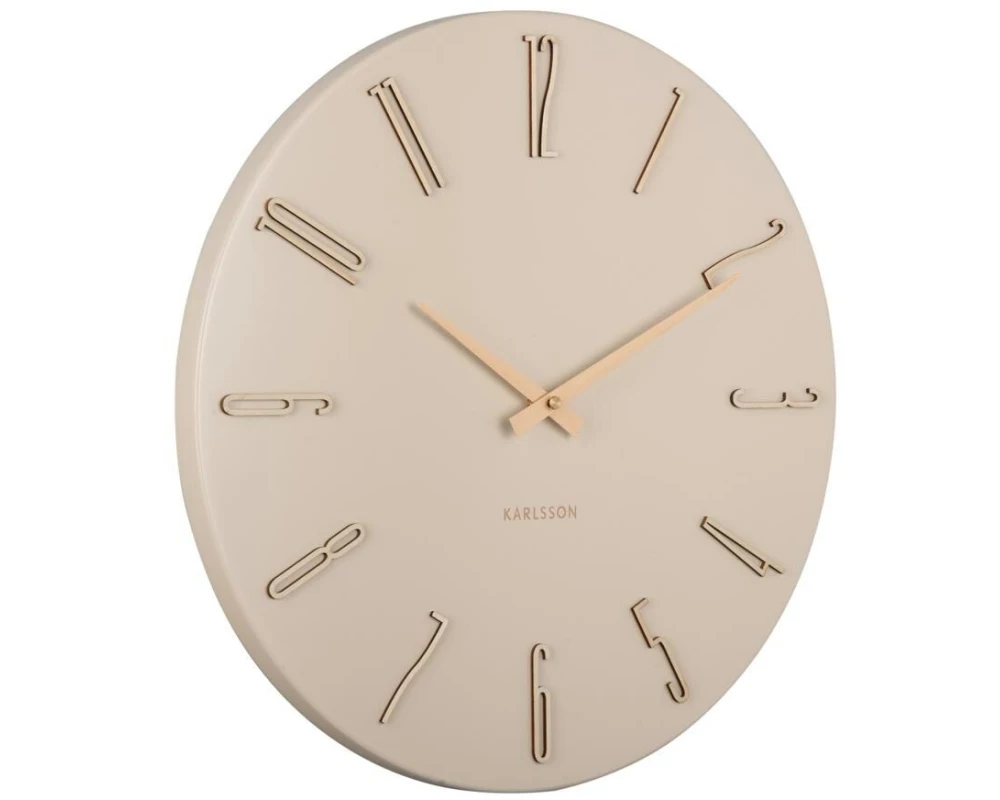 KARLSSON Wanduhr Esmerado 40 cm, Off White