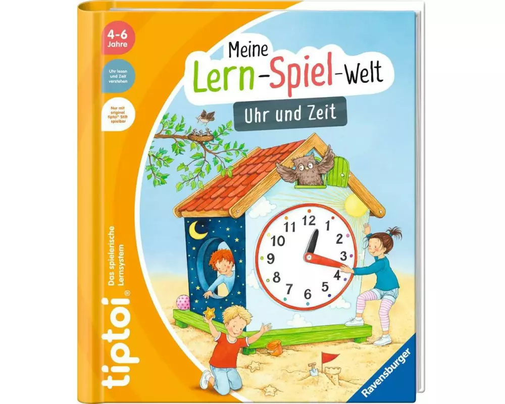 tiptoi Lernbuch Meine Lern-Spiel-Welt: Uhr und Zeit