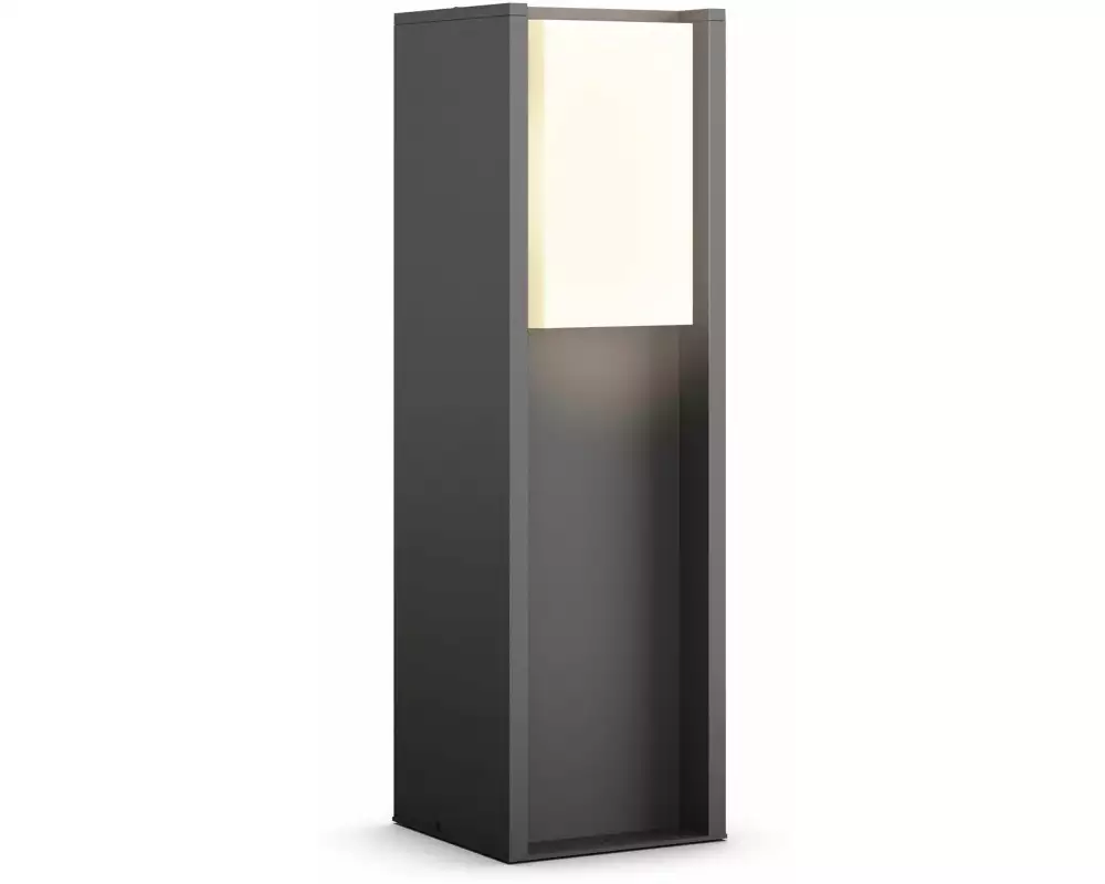 Philips Hue White Outdoor Turaco Sockelleuchte Anthrazit