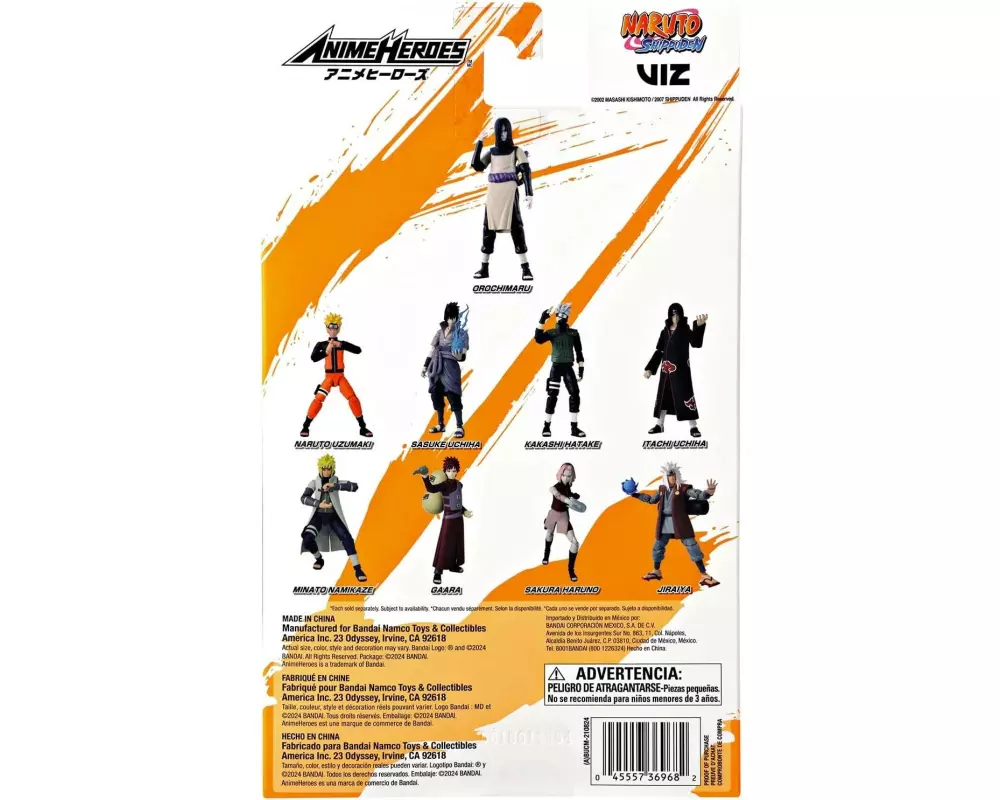 BANDAI Actionfigur Naruto Shippuden Kunststoff 17 cm