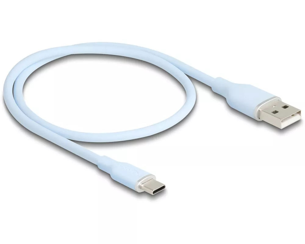 Delock USB 2.0-Kabel Silikon USB-A - USB-C 0.5 m