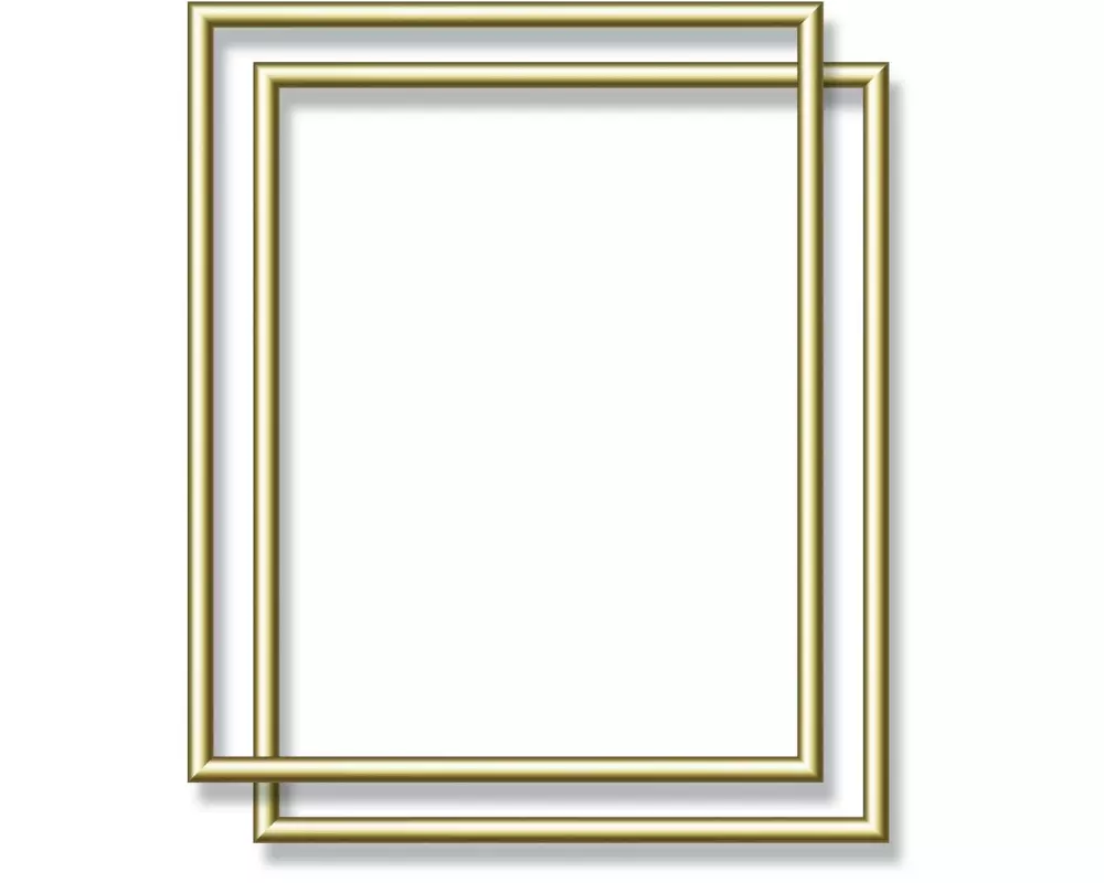 Schipper Zubehör 2 x Alurahmen Gold 24 x 30 cm