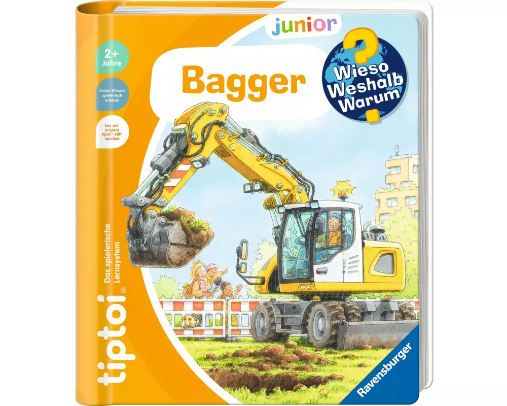 tiptoi Lernbuch WWW junior Bagger