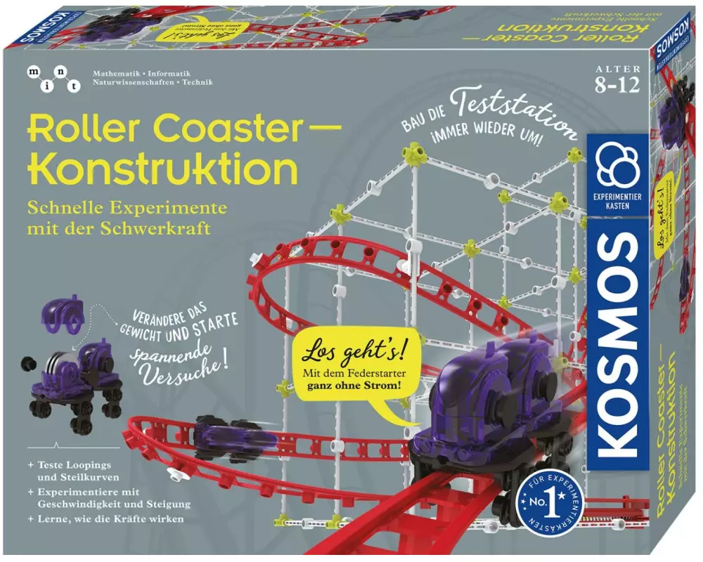 Kosmos Experimentierkasten Roller Coaster-Konstruktion