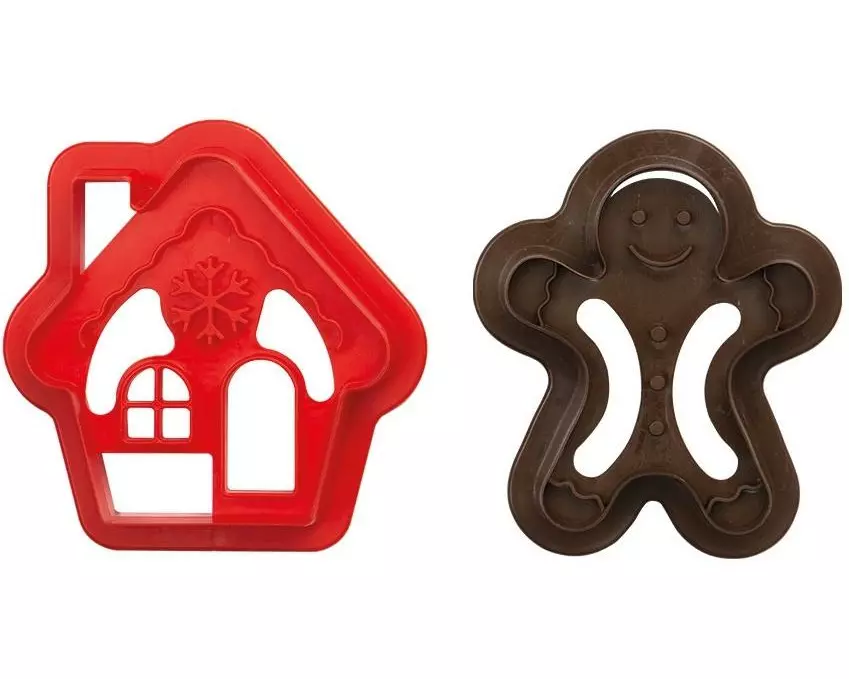 Decora Guetzli-Ausstecher Lebkuchenmann und Haus