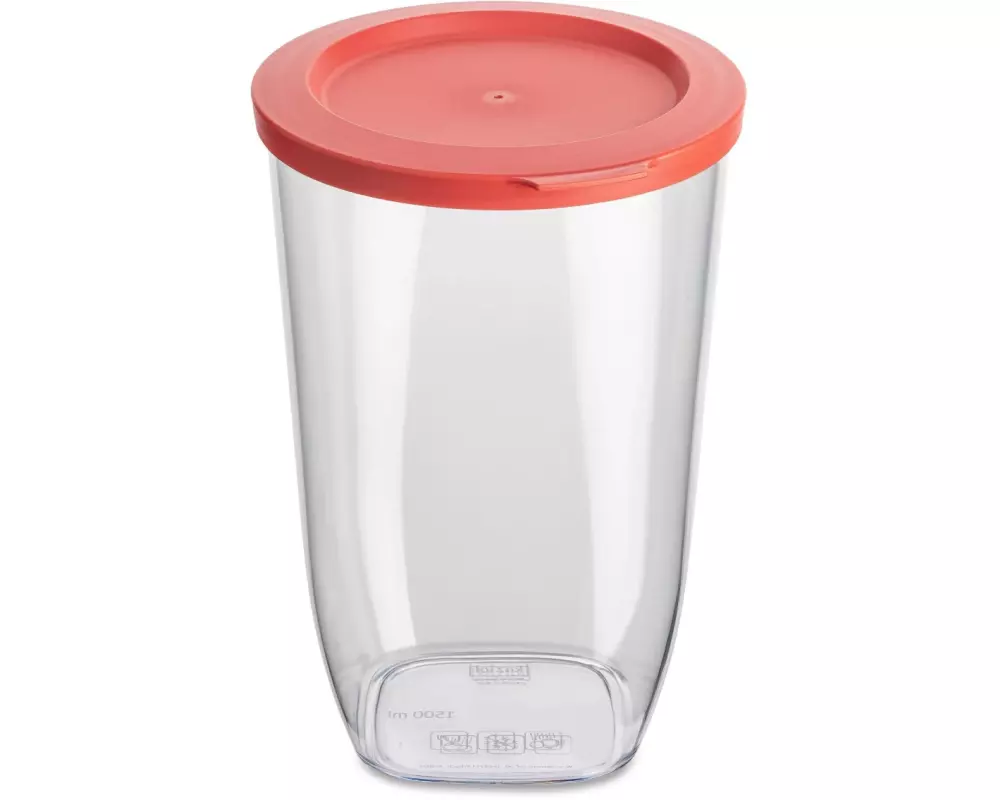 Koziol Vorratsdose Connect Dry M 1.5 l, Rot