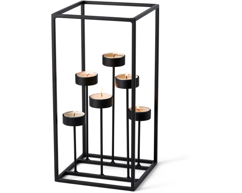 Philippi Teelichthalter Escalera Schwarz