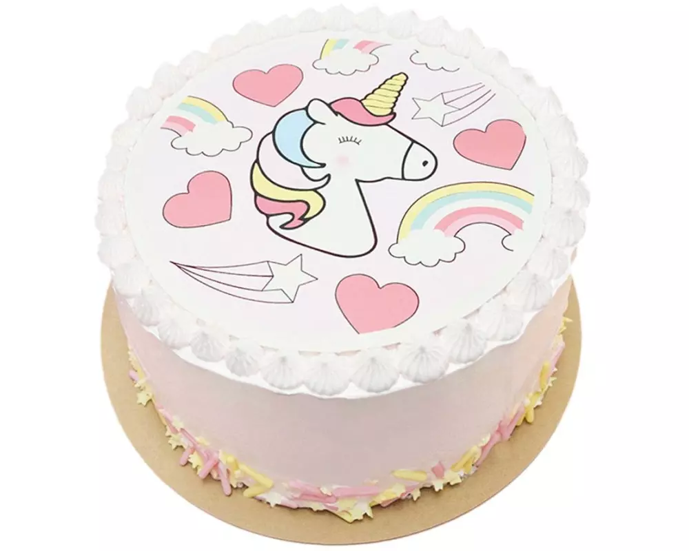 ScrapCooking Tortenaufleger Einhorn D18 cm