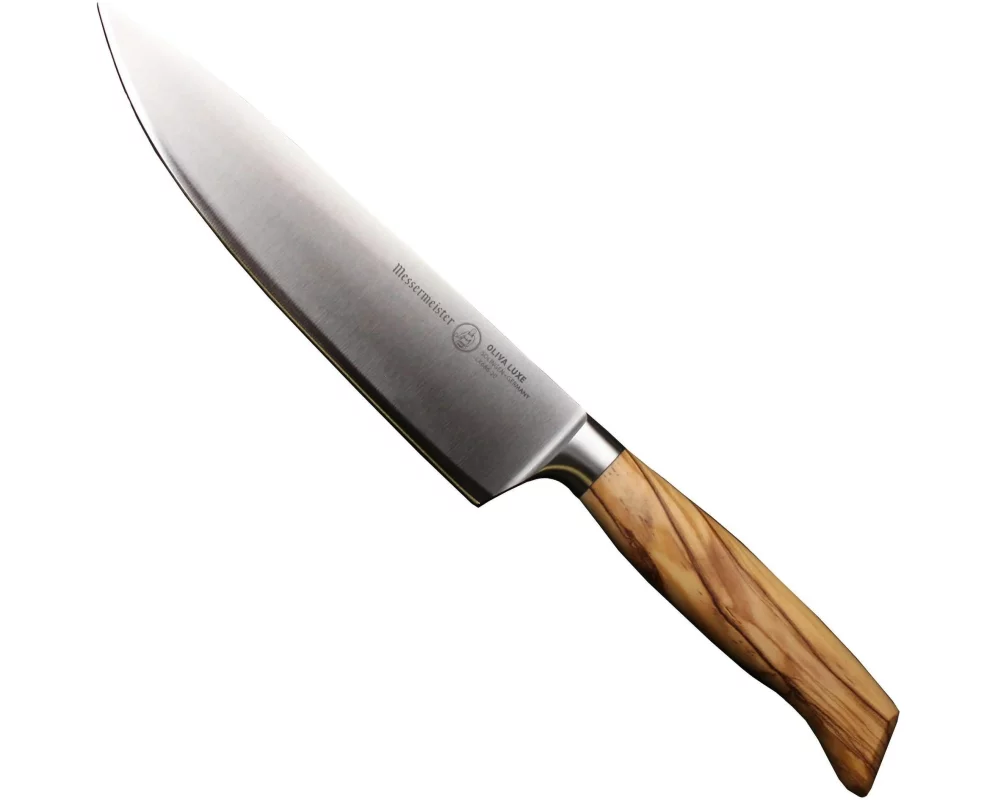 Messermeister Kochmesser Oliva Luxe 20 cm, Nature/Silber