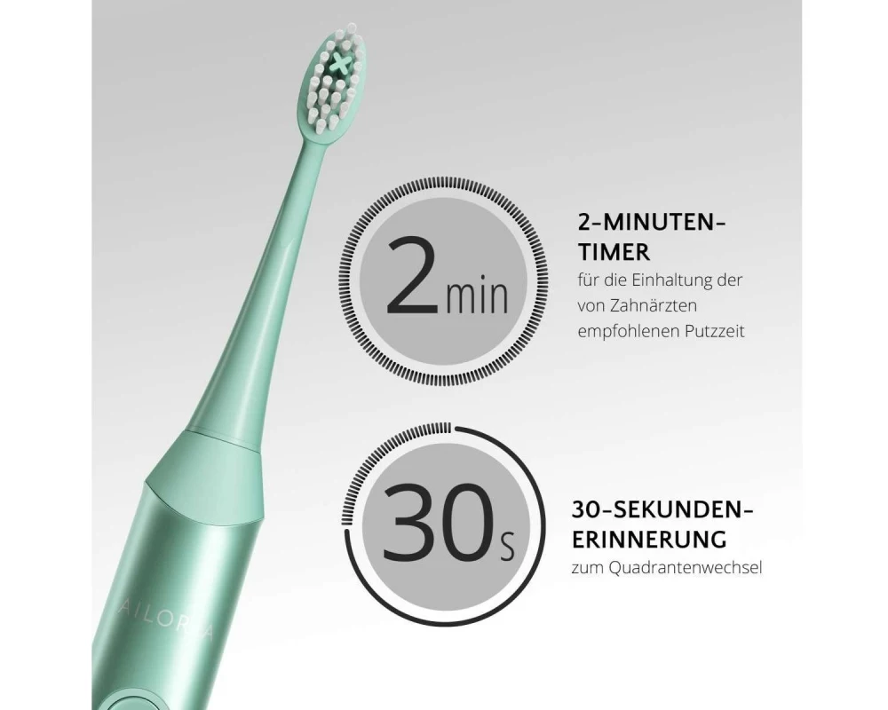 Ailoria Elektrische Zahnbürste Schallzahnbürste Shine Bright Set