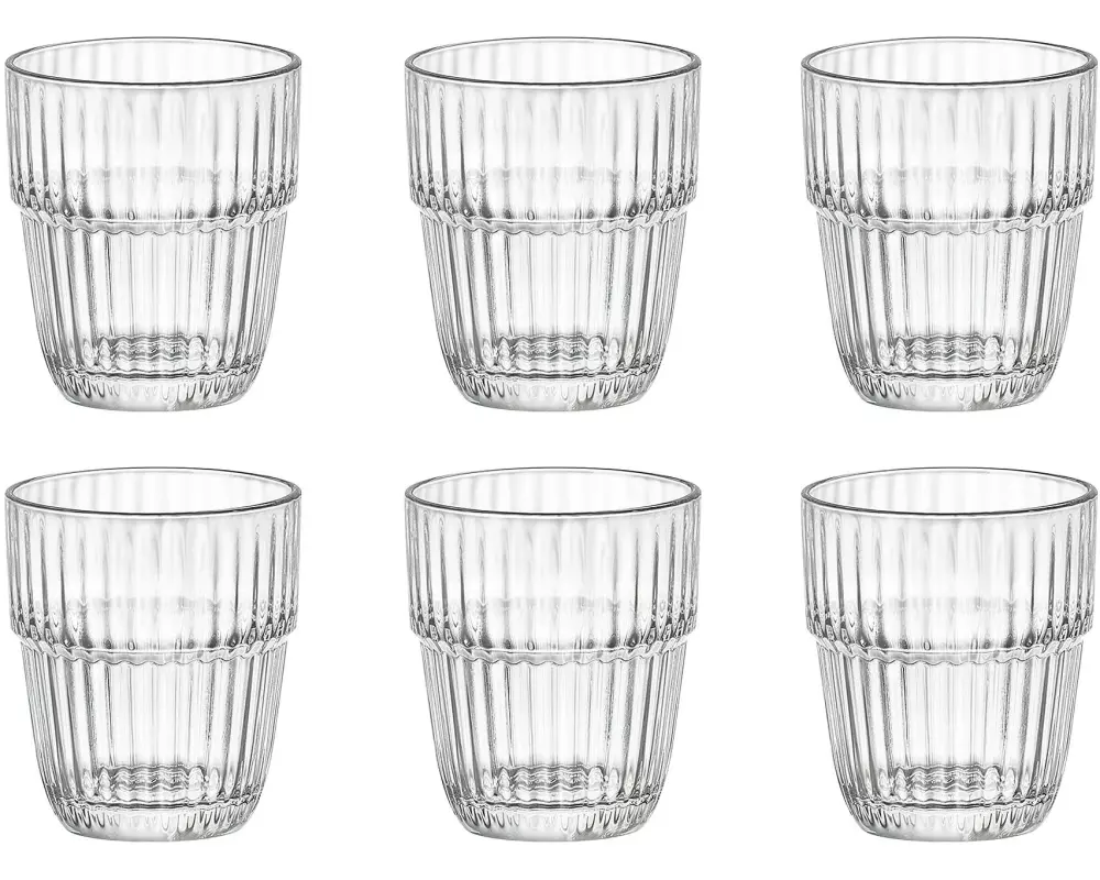 Bormioli Rocco Trinkglas Barshine 210 ml, 6 Stück, Transparent