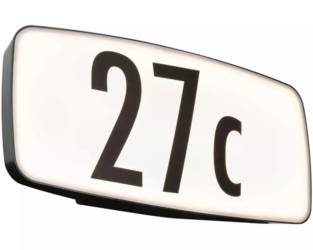 Paulmann Hausnummernleuchte Sheera 230 V Anthrazit