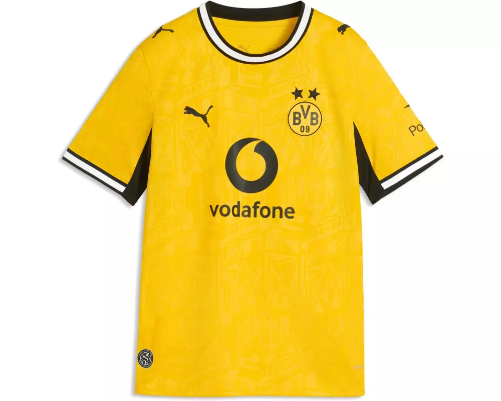 PUMA BVB Home Jersey Replica Jr Gelb, 164