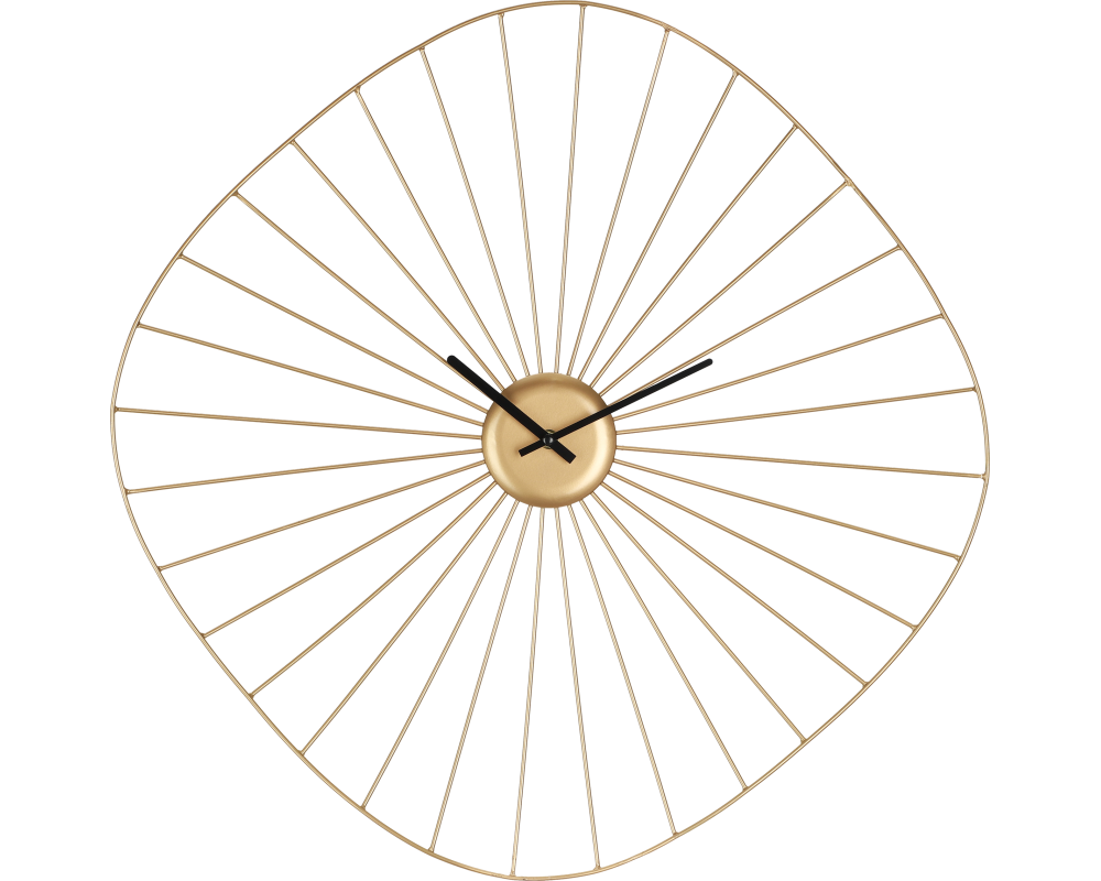 EGLO Wanduhr Matsumoto 60x60cm 425517 gold/schwarz