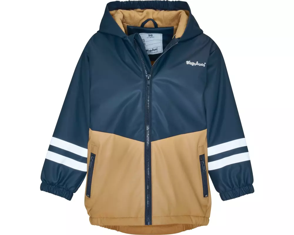 Playshoes Regenjacke Fleece Marine Gr. 86