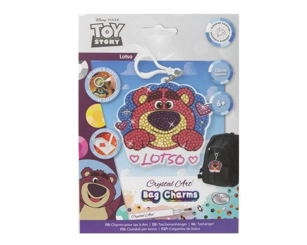 CRAFT Buddy Lotso, Crystal Art Rucksack Anhänger