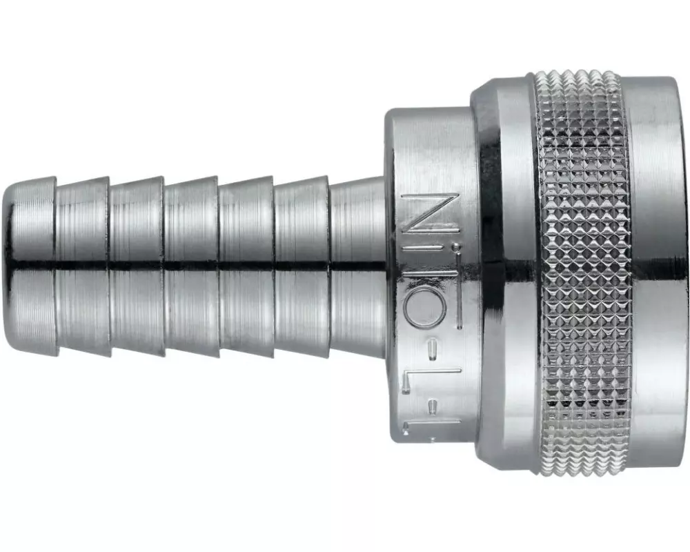Neomatic Schlauchkupplung Messing verchromt 13 mm