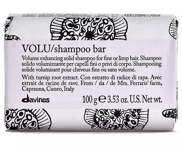davines VOLU Shampoo Bar 100 g