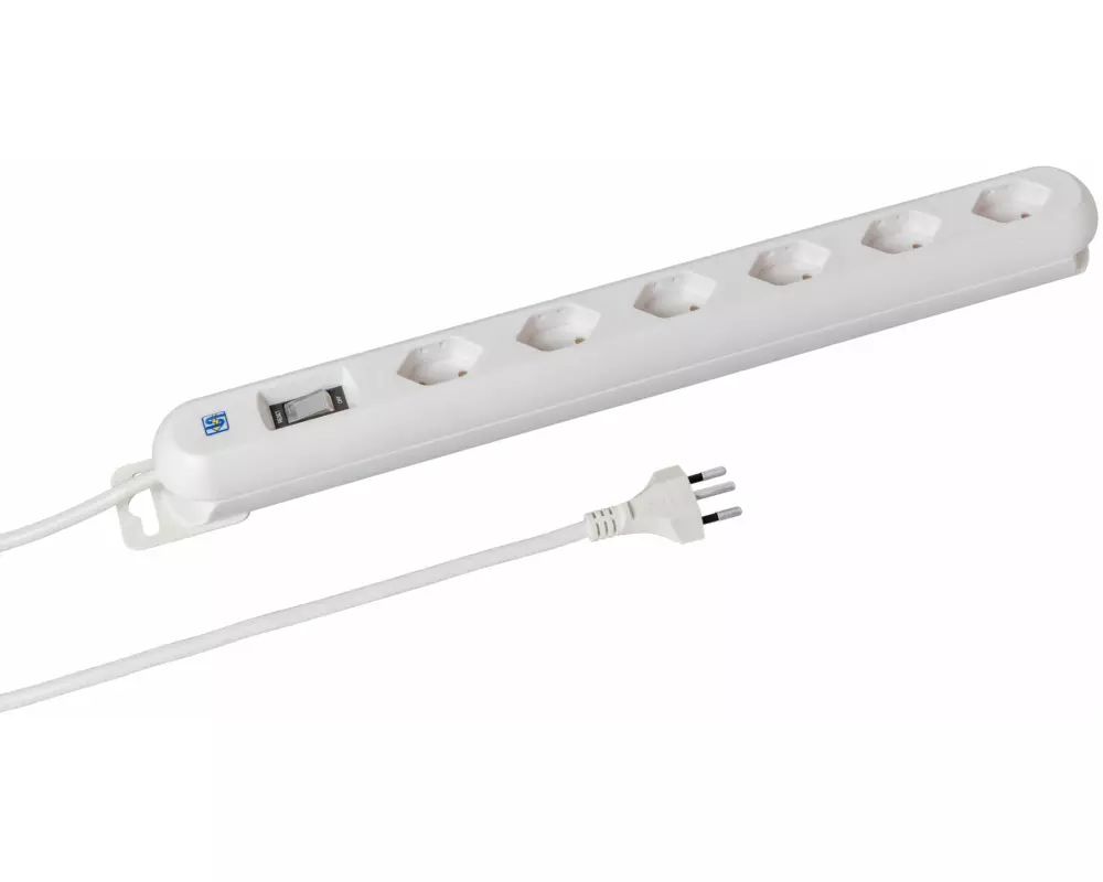 STEFFEN Steckdosenleiste STEBA LINEA PLUS 6 T13