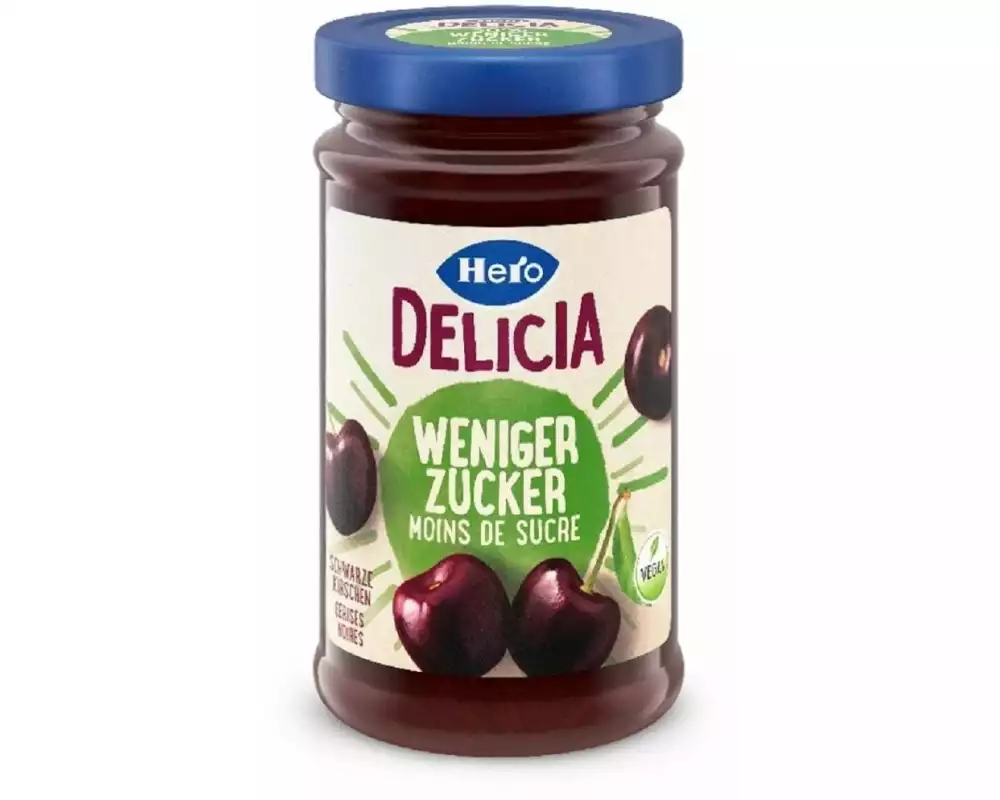 Hero Brotaufstrich Schwarze Kirschenkonfitüre 220 g