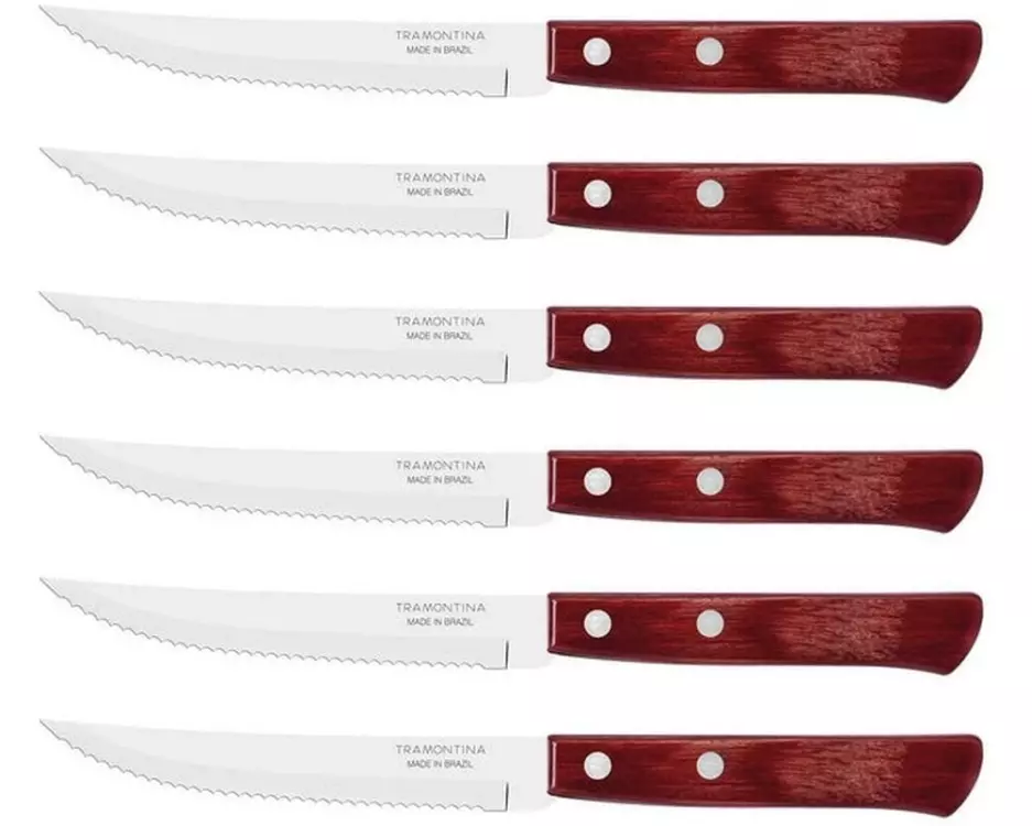 Tramontina Steakmesser Rot