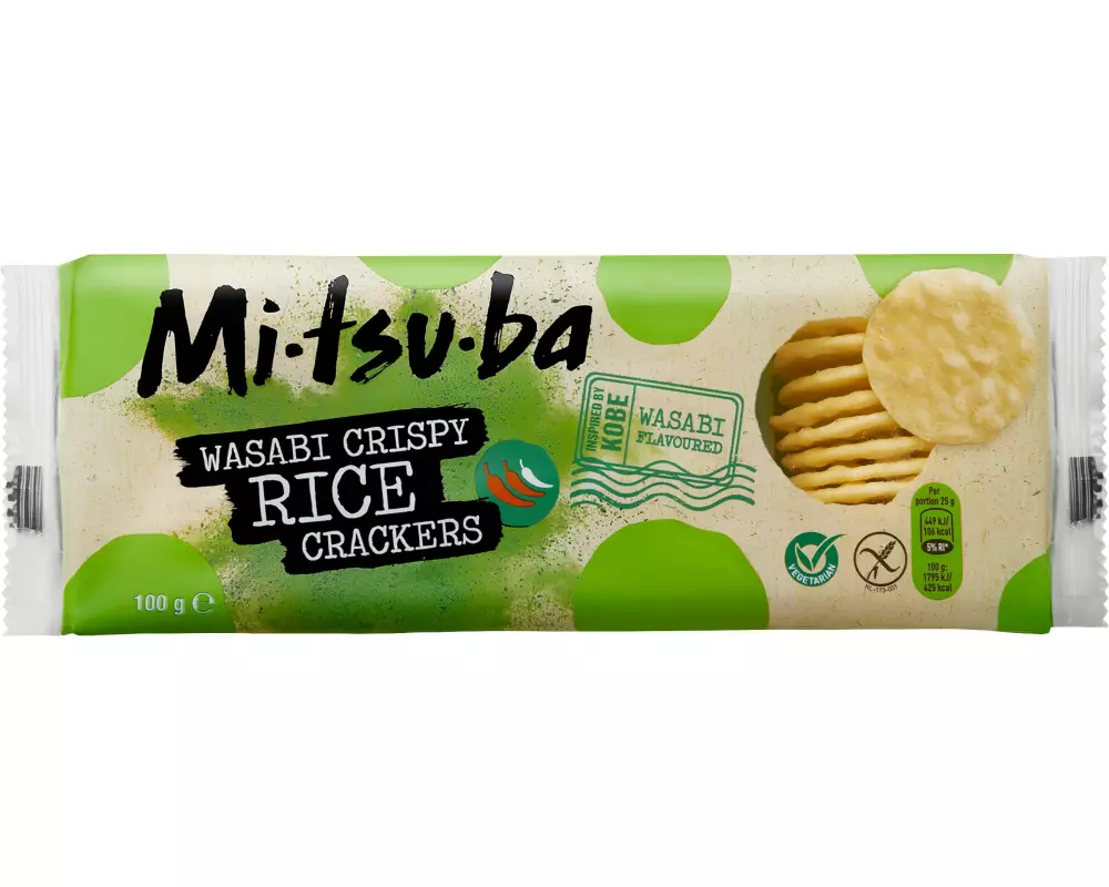 Mitsuba Reiscracker – Wasabi 100 g