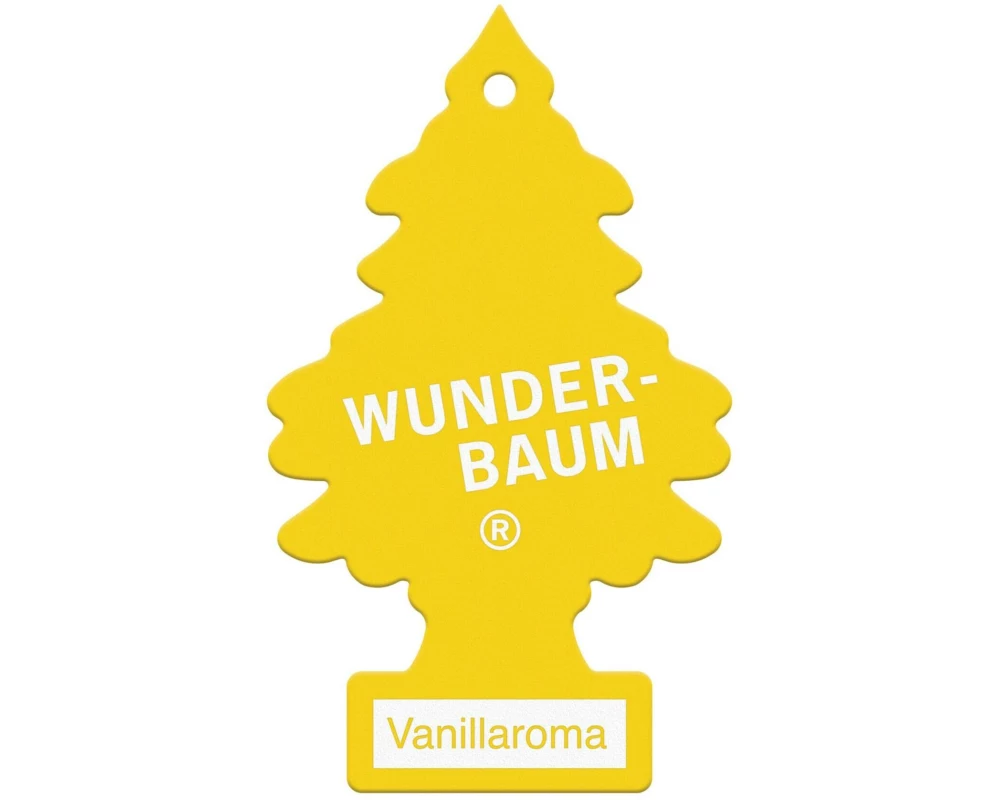 Wunderbaum Auto-Lufterfrischer Vanillaroma 3er Pack