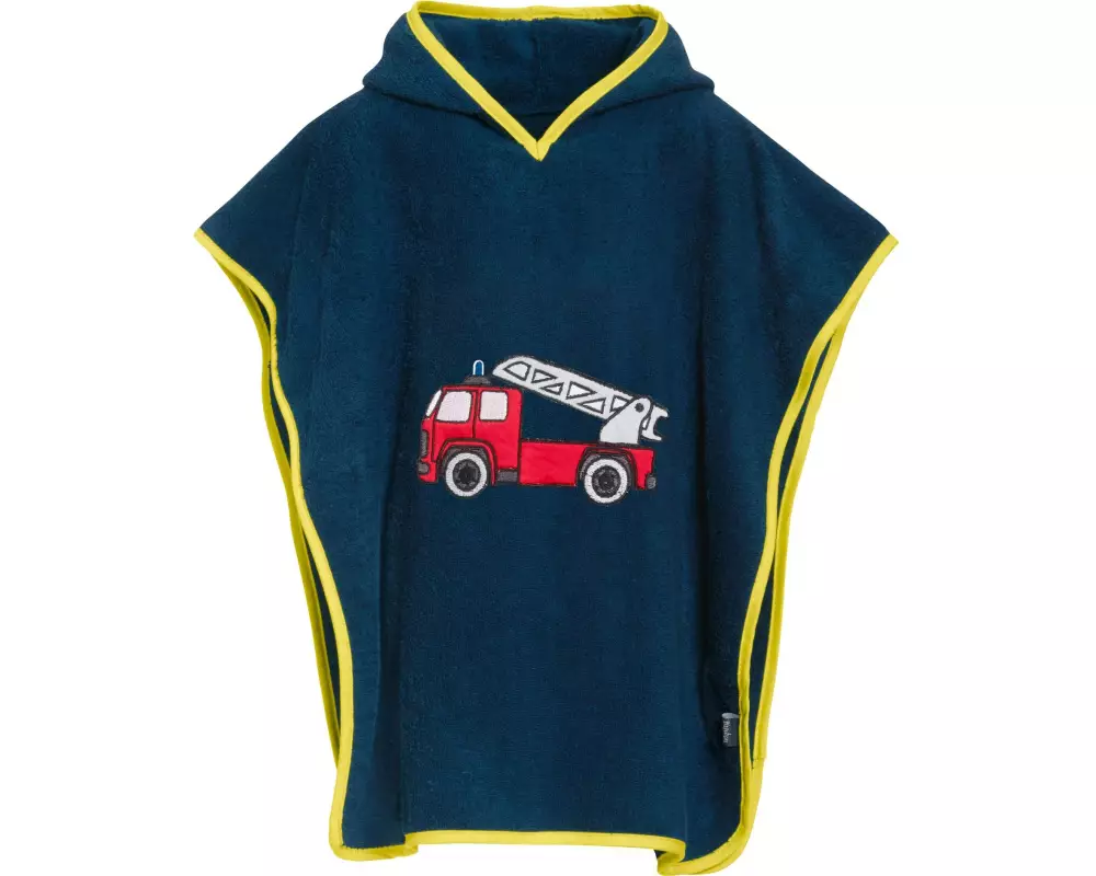 Playshoes Baby-Poncho Feuerwehr Marine Gr. S
