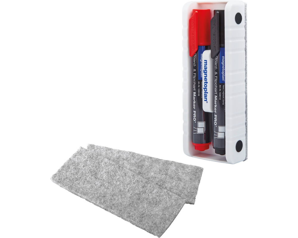 MAGNETOPLAN Tafellöscher 12290 inkl. 2 Marker, magnetisch