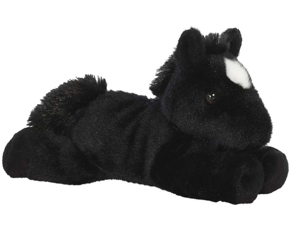 AURORA Plüsch Mini Flopsies Beau Black Horse 20 cm