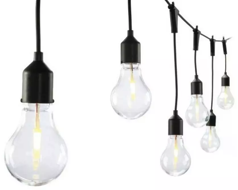 STT Lichterkette Solar Triumph 10, 270 cm, Schwarz