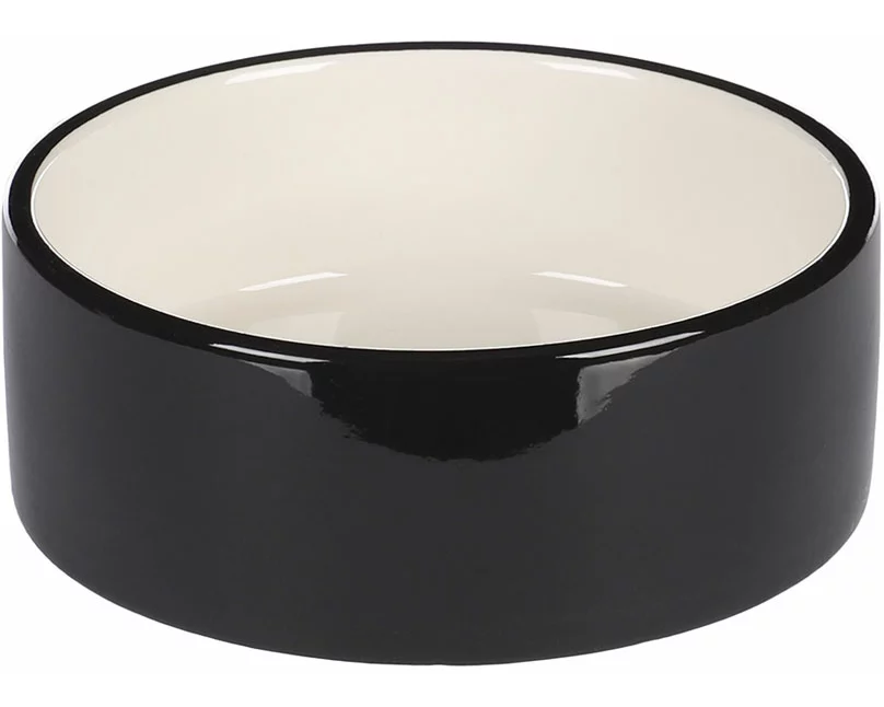 Flamingo Napf Keramik schwarz 16.5cm / 900ml