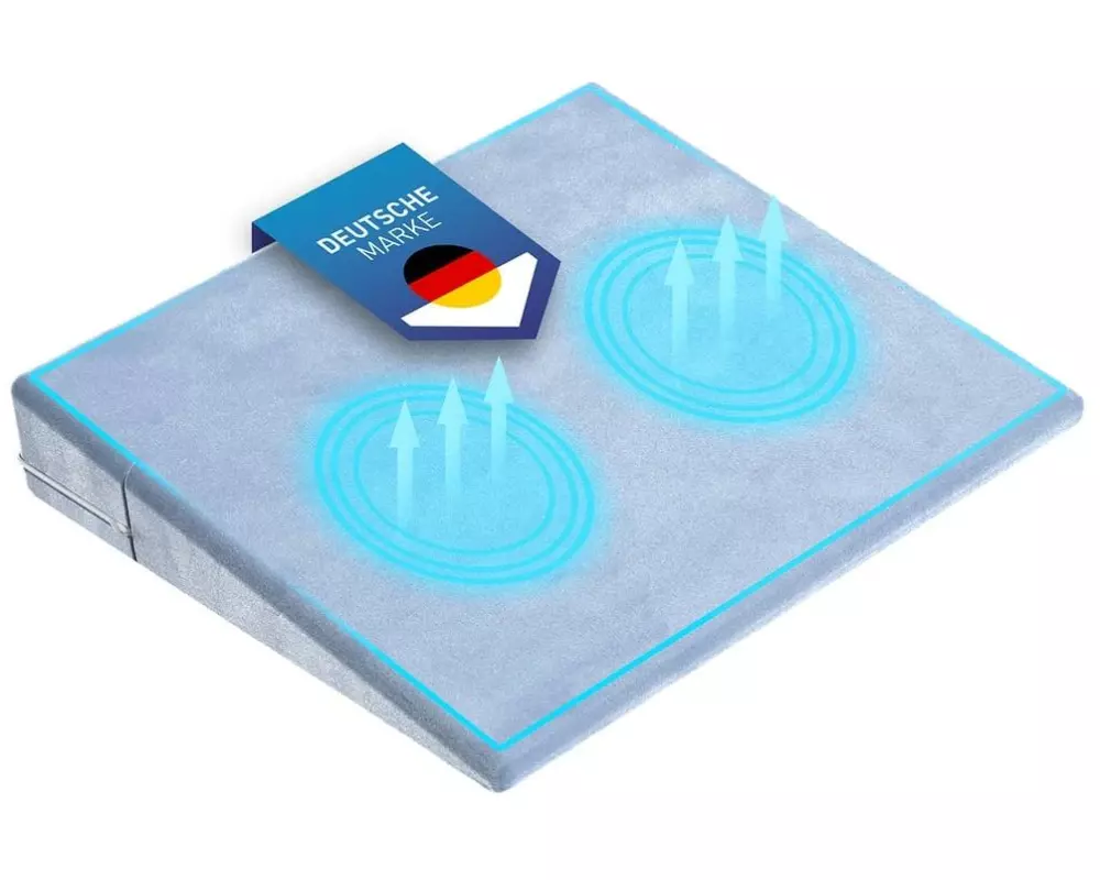 Flipline Keilkissen mit Samtbezug – Antirutschbezug