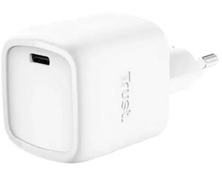 Trust USB-Wandladegerät Maxo USB-C-GaN 30 W Weiss